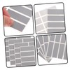 Tofficu 50 Sheets Scratch Off Stickers Educational DIY Cards Scratch