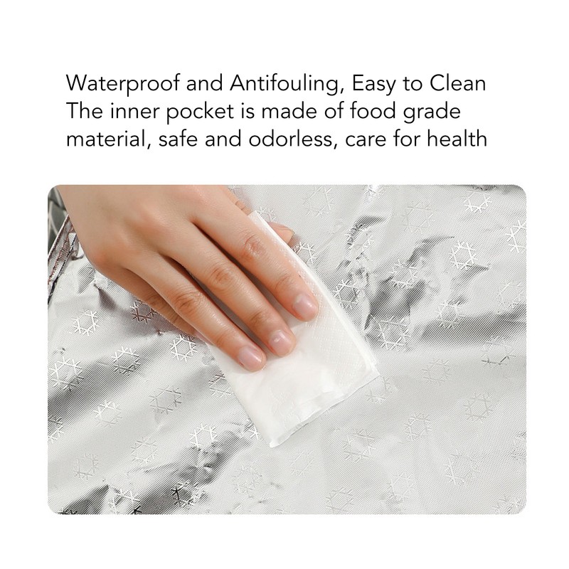 Lunch Bag 7L Large Capacity Aluminum Foil Insulated Waterproof Lunch