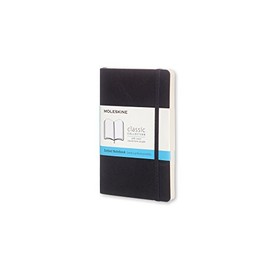 Moleskine Notebook Classic Notebook Soft Cover Dot Pocket Size Black QP614