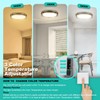 Flynix 13 Inch LED Flush Mount Ceiling Light Fixture, 26W,