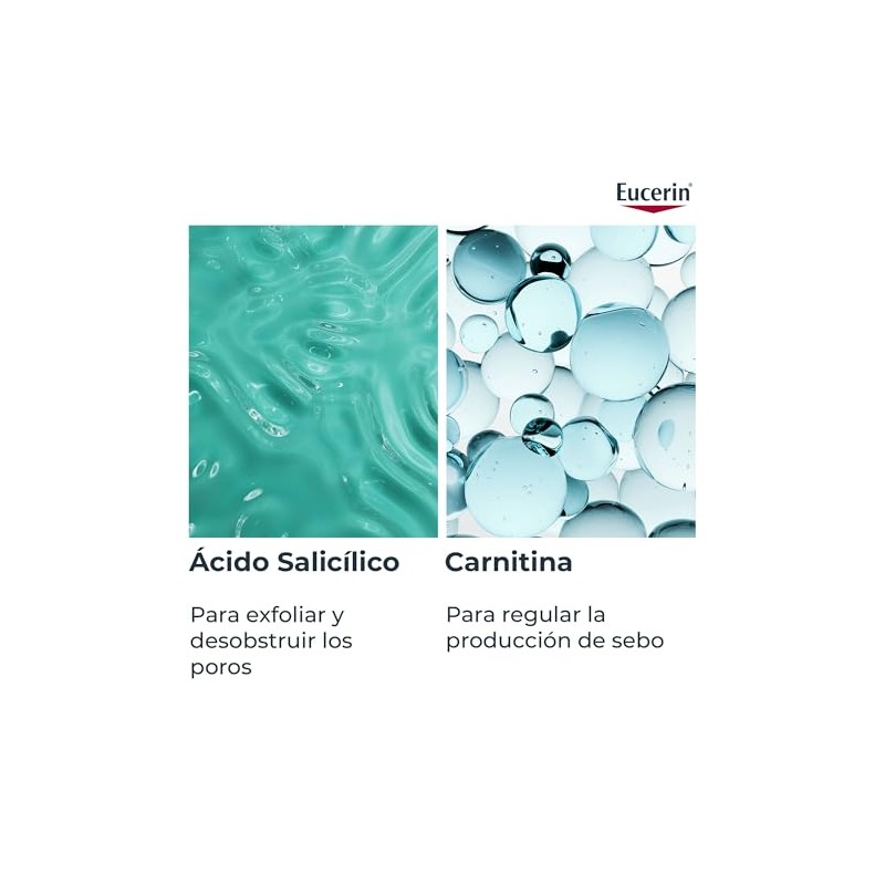 EUCERIN DermoPure Fluido Facial Hidratante Matificante Para Piel Grasa, 50