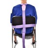 Elderly Patient Wheelchair Belt Band Adjustable Safety Harness Strap Purple