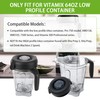 2 Packs Replacement Lid Plug for Vitamix 64oz Low Profile