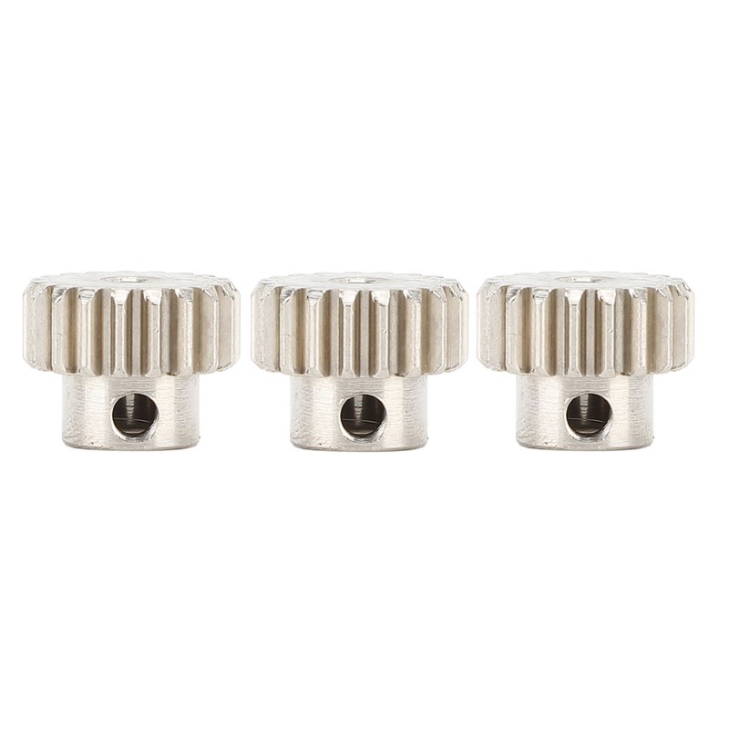 3PCS Metal Motor Gears with Set Screws M0.6 Module 3.175mm