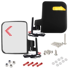 Golf Cart Mirror Universal Golf Cart Side Mirrors Rear view Mirrors for Club Car EZGO Yamaha UVT AVT Side Mirrors