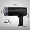 Accurate Digital Handheld Stroboscope with Wide Measurement Range, 50~12,000 FPM,