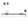 Vessel MX142150 Double Ended Bit Magnum with Plunging +2 x