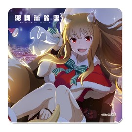 Wolf and Spice Rubber Mat Coaster Christmas