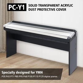 Zreephy Acrylic Dust proof Protective Board Cover Lid Compatible For Yamaha P35 P45 P71 P85 P95 P48 P105 P115 P125 Digital Pianos Keyboards, Use In Conjunction With The Wooden Furniture Stand