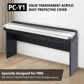 Zreephy Acrylic Dust proof Protective Board Cover Lid Compatible For Yamaha P35 P45 P71 P85 P95 P48 P105 P115 P125 Digital Pianos Keyboards, Use In Conjunction With The Wooden Furniture Stand