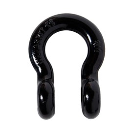 (2 PK, Black-Blue) Bow Shackle 3/4" G209 Rugged G-209 28.5 Ton 57,000 Lbs Maximum Break Strength 4.75 Ton - 10500 lb w Clevis Pin Screw Heavy Duty D Ring for Vehicle Recovery