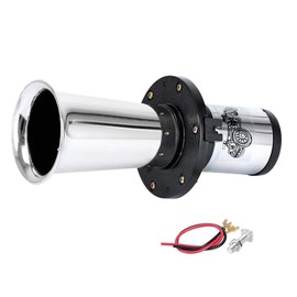 PTNHZ Car Air Horn Antique Ahooga Klaxon 12V Vintage OO-GA Classical for Ford Model T Style Old School Chrome 110DB Motorbike (Chrome)