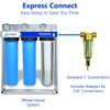 EXPRESS WATER WHP1 Spin Down Sediment Filter, Standard, Bronze