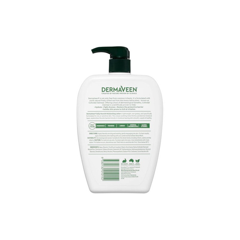 DermaVeen Daily Nourish Moisturising Lotion for Dry & Sensitive Skin