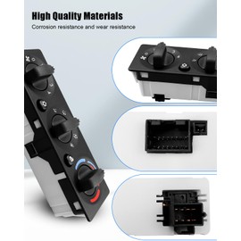 TIKSCIENCE HVAC A/C Heater Climate Control Module Replace Q21-6119 Fit for Peterbilt Trucks 337 348 389, Temperature HVAC Climate Control Panel Switch Replacement