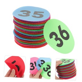 STOBOK 36 Sheets carpet markers Spot for classroom circle spot markers classroom spot markers line up dots classroom must haves numbered spot markers carpet spots outdoor student nylon