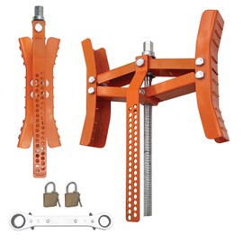 SECURITYMAN X Chocks for RV - Anti Shake Camper Wheel Chock Stabilizer Scissor | Must Have RV Essentials for Travel Trailers, 5th Wheel Tire