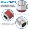ChillWaves Automotive T-Style Air Plug, 1/2" NPT Male Pneumatic Plugs,