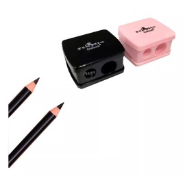 Italia Deluxe Saca Puntas Doble Italia Deluex Delineador Lapiz De Madera