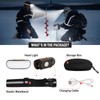 BIKACU Running Light Rechargeable 500 Lumens 5 Modes Running Lights