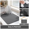AMOAMI-Coffee Mat Hide Stain Rubber Backed Absorbent Dish Drying Mat
