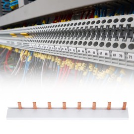 1P busbar Anti-Rust Pure Copper Insulating Tape Circuit Breaker with Good PVC Coated busbar 8-Way