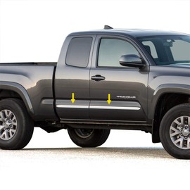 Tyger Auto Made in USA! Compatible with 2016-2023 Toyota Tacoma Access Cab Below Body Line 2 Doors Only Generic Body Side Molding Trim 4PC
