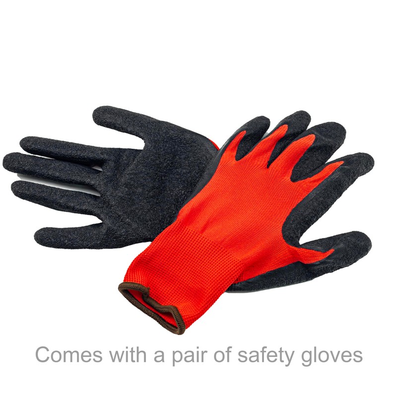 Small Angled Pry Bar Short Crow Bar Wrecking Bar Red