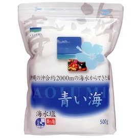 AOIUMI Okinawa Sea Salt – Pure Seawater Salt from Japan’s Okinawa Coast – Delicate Sweetness for All Cuisines – 17.6 Ounces, 100% Japanese Salt Extracted from Itoman Waters