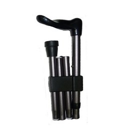 Vista International "Palm Grip Right Adjustable Folding Stick Walking Poles, Multicolor