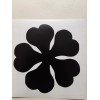 5 Leaf Black Clover Sticker Vinyl Decal Great for Windows/Laptop