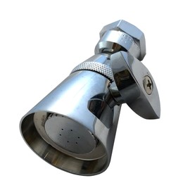 High Velocity Showerhead Spray 2.5 GPM Full Force Chrome All Brass Shower Head Adjustable Lever
