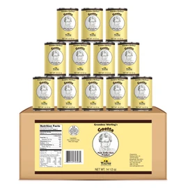 Werling & Sons Grandma Werling’s Goetta 14.5 Oz – Fully Cooked Canned Pork & Pin Oats | Traditional German-Style Canned Meat | 5-Year Shelf Life | Made in USA | For Daily Meals, Emergency Storage, Camping & Quick Meals | Pack of 12