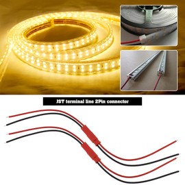 OTOTEC 40 Pairs JST 2 Pin Plug Connector Male Female Wire Cable Connector Adapter with 10cm Electrical Cable Wire for 3528 5050 LED Light Strip 22AWG