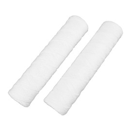 Baluue 2pcs Pp Cotton Water Filter Cartridge Replacement for Household Purifiers Reduces Limescale Build-up for Efficient Water Filtration
