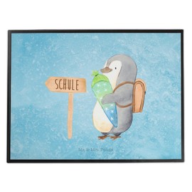 Mr. & Mrs. Panda Desk Mat Penguin School Cone - Gift, Stationery, Desk Pads, 1st Class, Office Items, Gift for