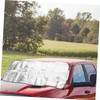 SUPVOX Universal Car Windshield Cover Frost Guard Sunshade Easy Installation