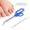 Toenail Scissors with Long Handle, Stainless Steel Pedicure Nail Tool