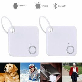 Unbranded 4 Pack Smart GPS Tracker Trackr Cell Phone Bluetooth Anti Wallet Key Lost Find - 2Pack- White