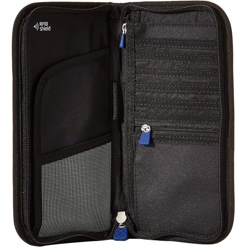 Samsonite Zipped Travel Wallet RFID, Black