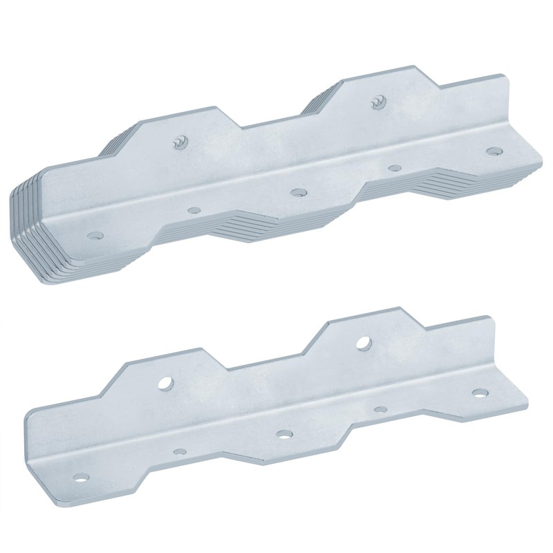 eoere 8 PCS 8-3/8" Staircase Angle Bracket, 12-Gauge Heavy-Duty Stair