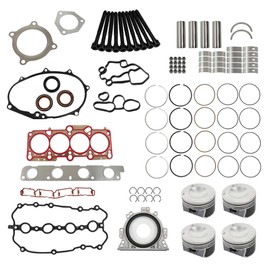 WFLNHB Engine Overhaul Kit Pistons Seals Replacement for A4 2.0 TFSI BWA BPY EA113 N0122731 (Φ20mm)