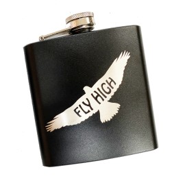 ArtPaperWonders Eagle Flask Gift Stainless Steel Hip Flask Gift Fly High