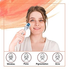 Epyz Transparant Derma Roller With 540 Titanium Alloy Needles (1.5, Blue)