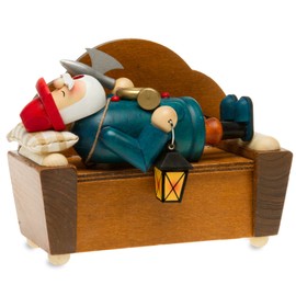 SIKORA RM-A Sofa Sleeping Wood Smoker on the Sofa - 3 Models, Incense Smoker Motif: A02 Night Watchman on the Sofa
