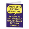 LimaLima 60th Birthday Card For Men Women Funny Rude Design