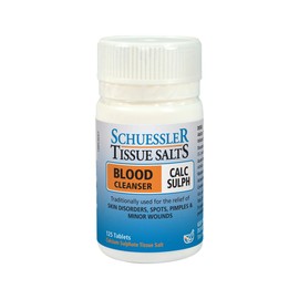 Schuessler Tissue Salts Calc Sulph Blood Cleanser 125 Tablets