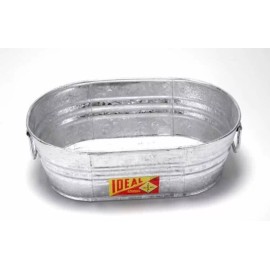 Like Shop Tina Ovalada De Lámina Galvanizada #1 31 Litros Ideal