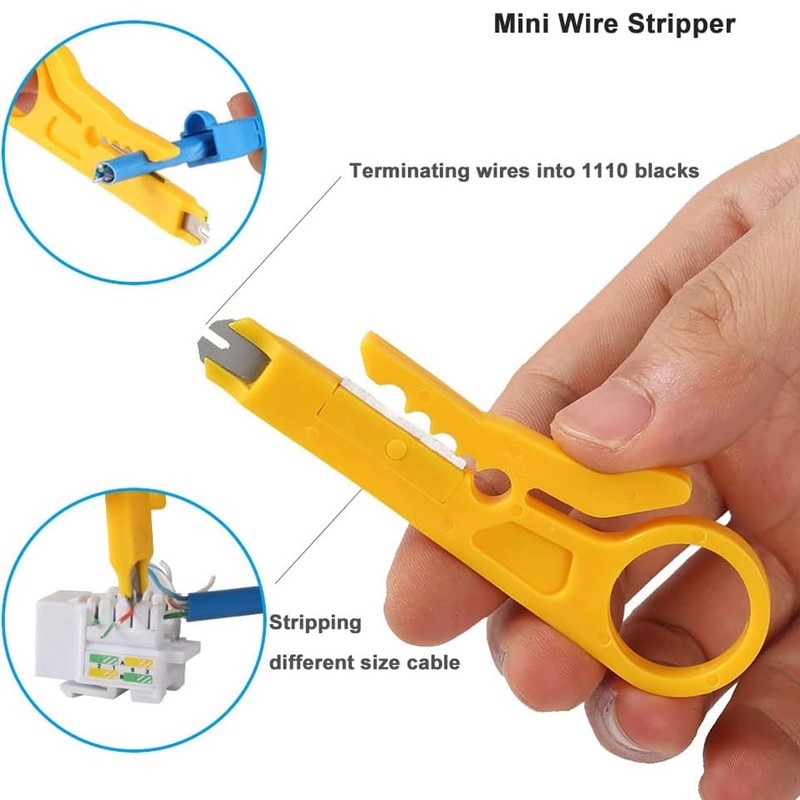 RJ45 Crimping Tool Kit Terminal Crimper Wire Terminals Crimping Tool