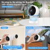 Thybro Magnetic Security Camera Wireless - 2K HD Video, AI